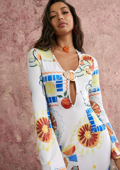 Sareza Fruity Maxi Dress