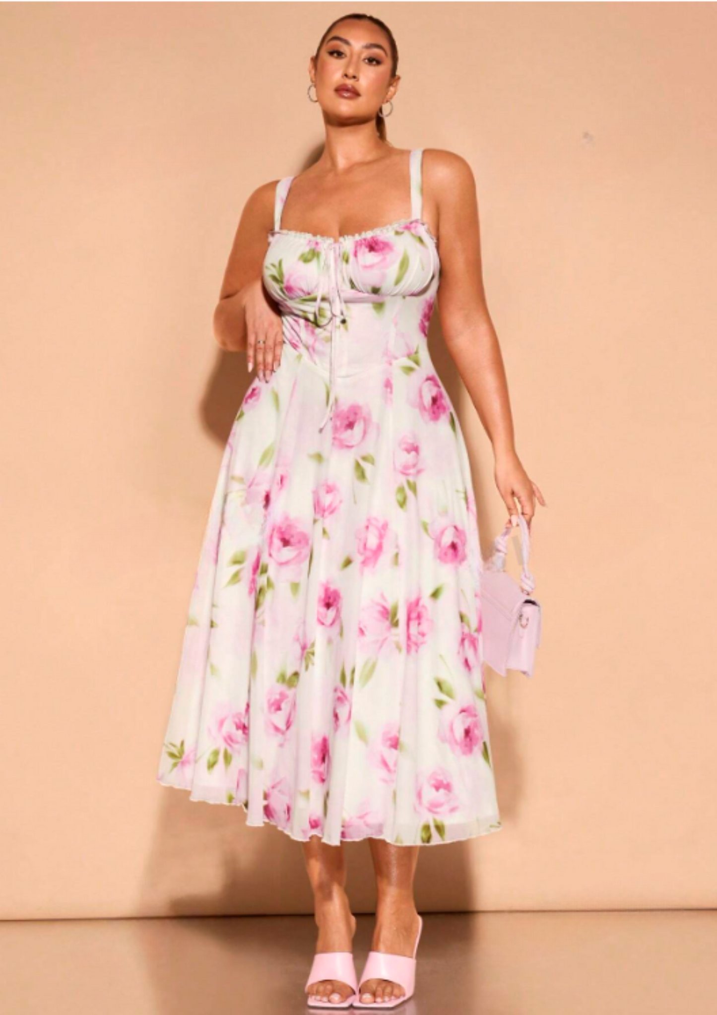 Serafina Floral Midi Dress