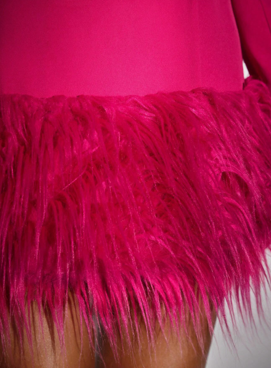 Paris Blazer Dress - Hot Pink