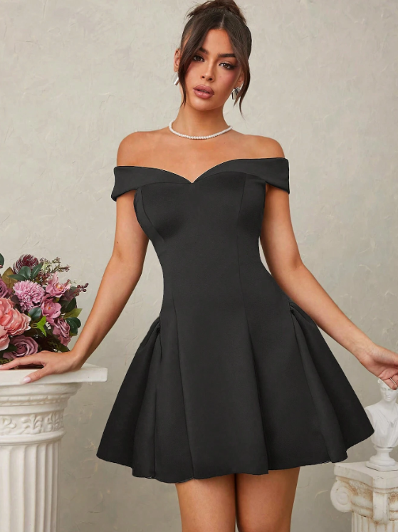 TERESA OFF SHOULDER MINI DRESS