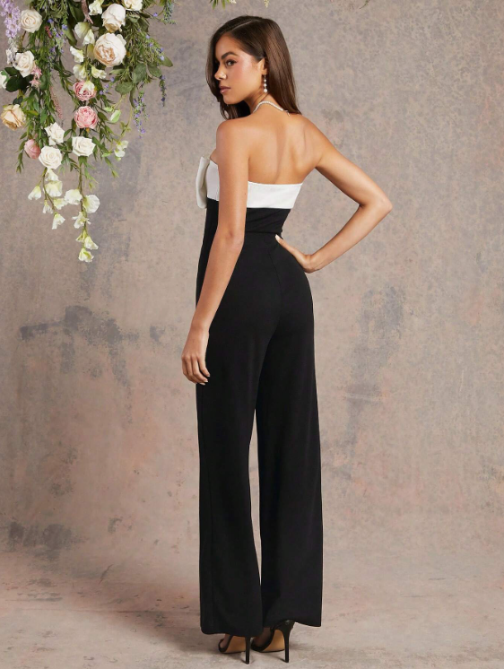 GRACIE BOW JUMPSUIT