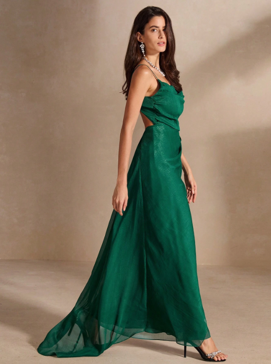 CAROLINE MAXI DRESS - GREEN