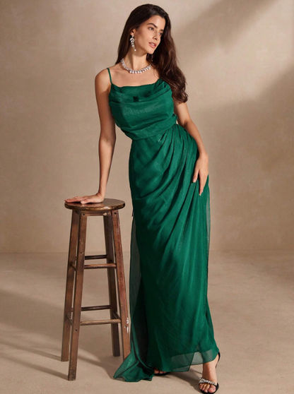 CAROLINE MAXI DRESS - GREEN