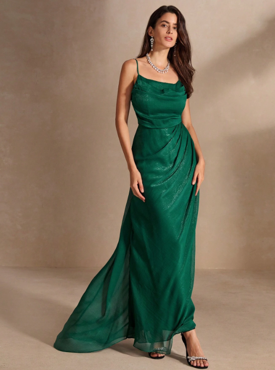 CAROLINE MAXI DRESS - GREEN