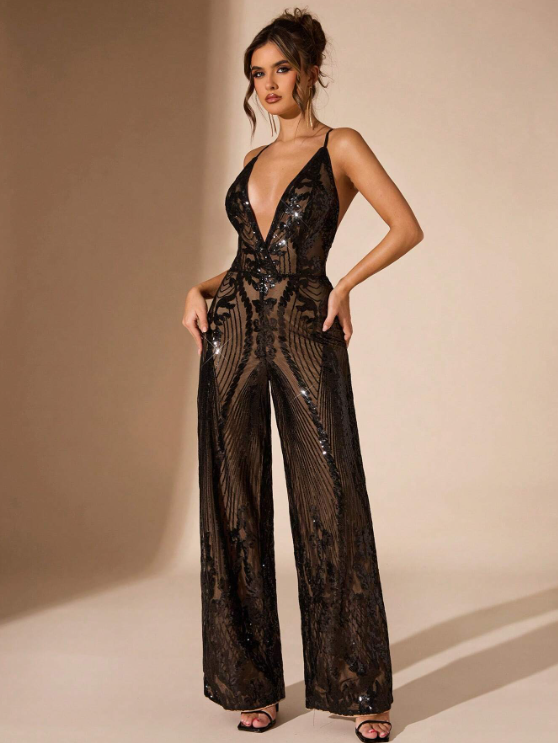 BARBARA SEQUIN JUMPSUIT