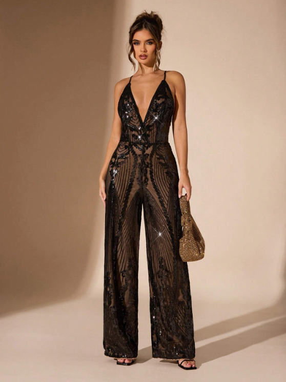 BARBARA SEQUIN JUMPSUIT