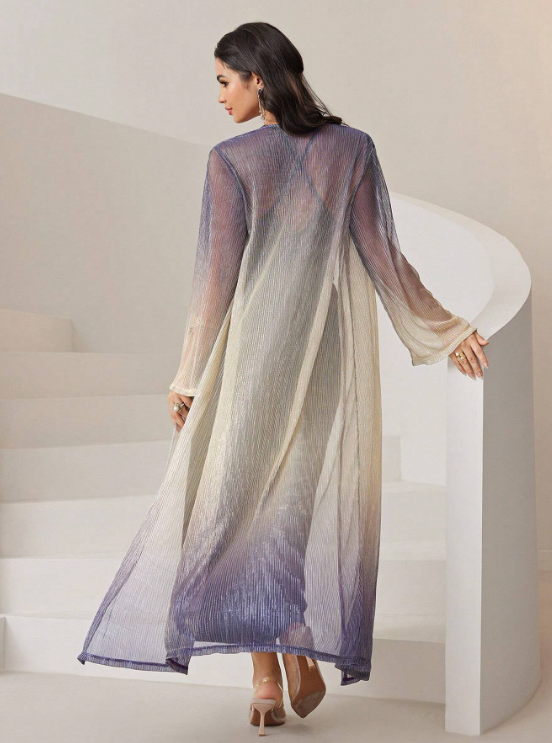 LARK OMBRE ELEGANT JACKET AND MAXI DRESS SET