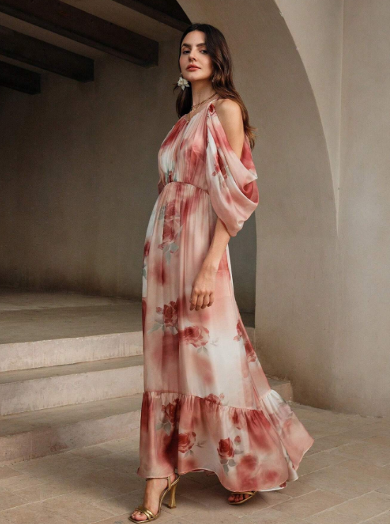 FLORET ROMANTIC MAXI DRESS