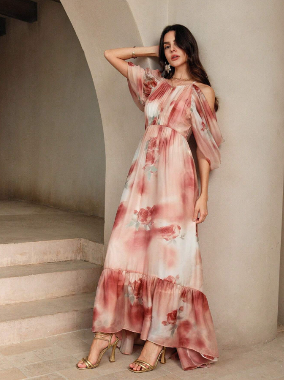 FLORET ROMANTIC MAXI DRESS