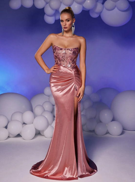 DAYDREAM CANDY SATIN GOWN